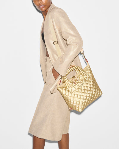 Light Gold Pearl Metallic Small Sutton Deluxe