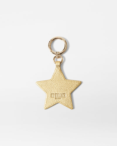 Light Gold Sequin Star Charm